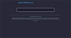 Desktop Screenshot of estherwilliams.com